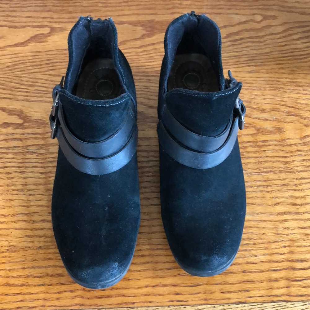 Suede booties